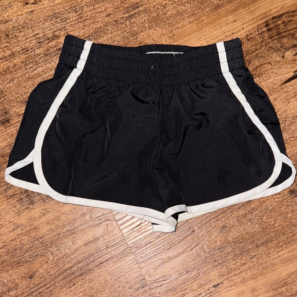 Black Kid’s Shorts with White Trim size xs 4/5
